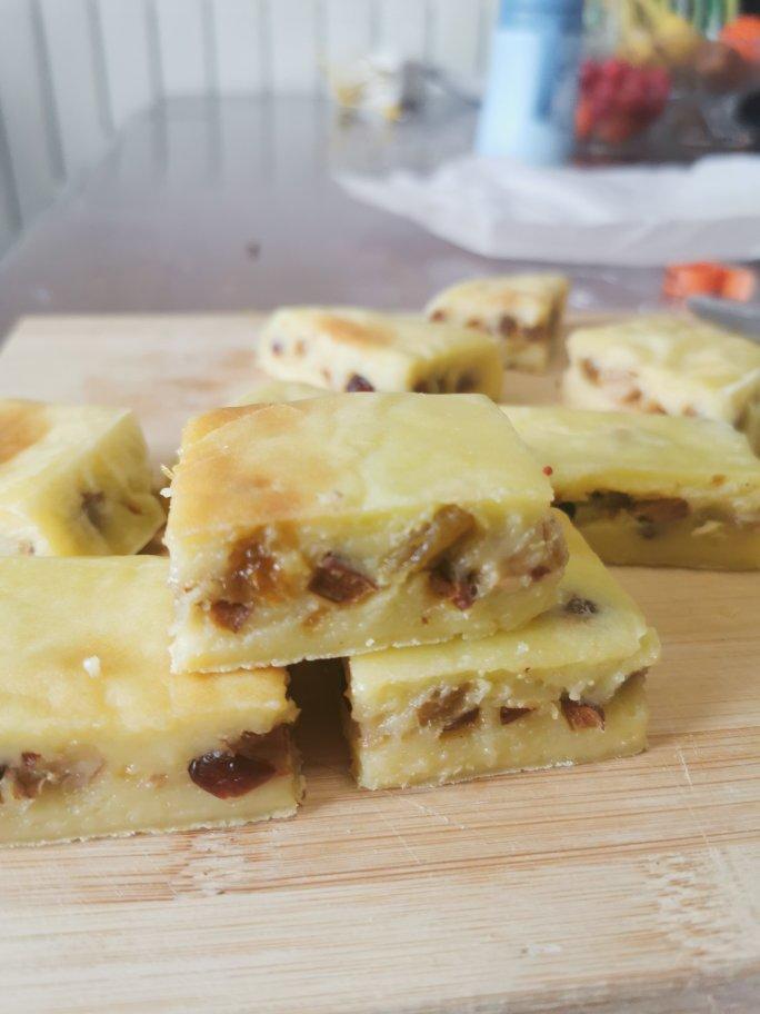 零失败!免揉面！无需泡打粉！只需搅拌一下就能做的补血美颜、软香可口、不粘牙的养生贵妃糕&烤年糕(低糖少油版)