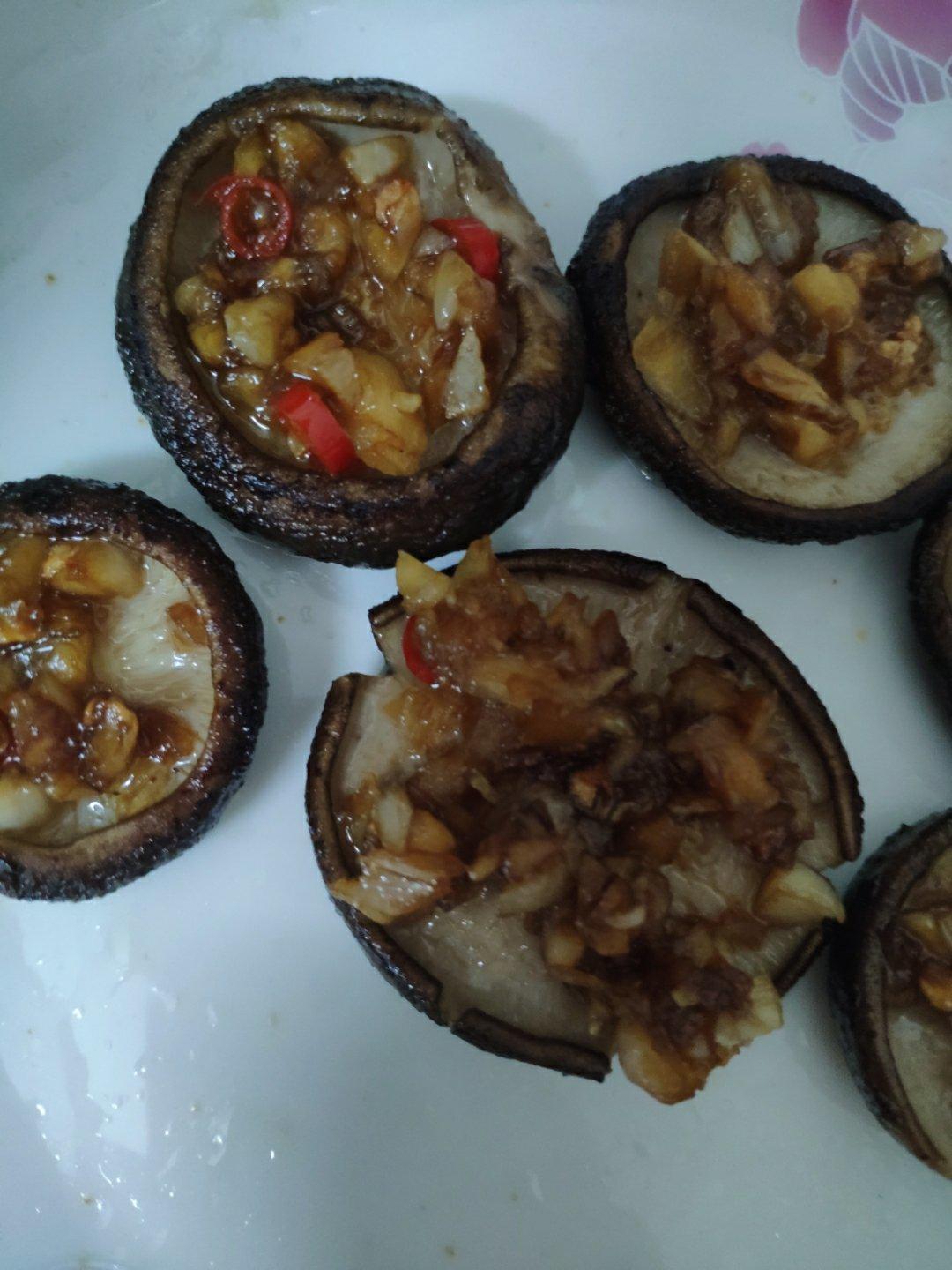 蒜蓉孜然烤香菇