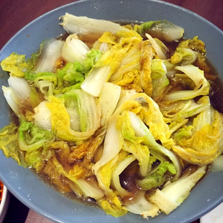 响油白菜