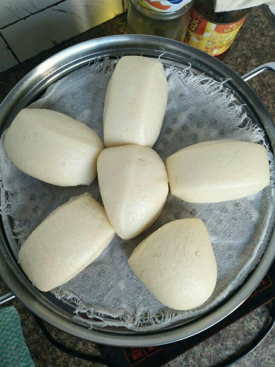 细腻光滑一次发酵牛奶馒头