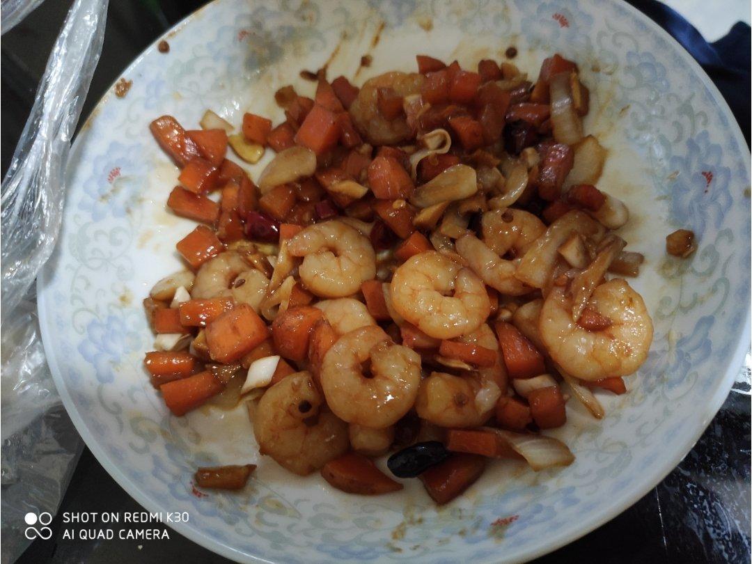 不醉不罢做的红烧虾仁