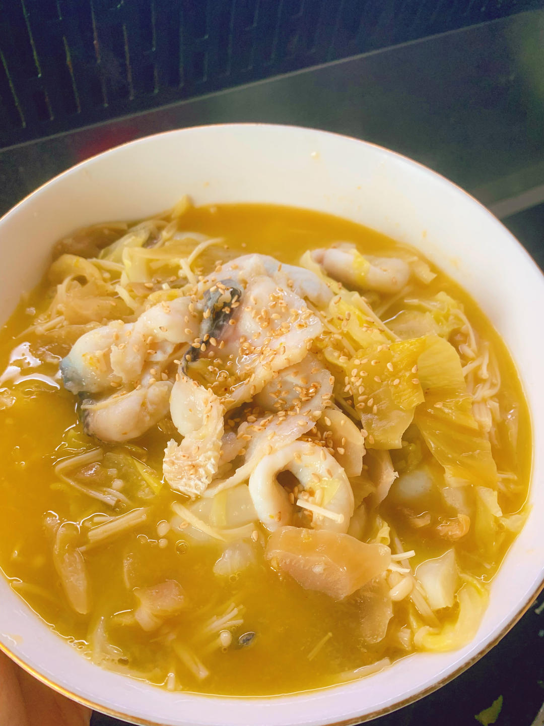 比酸菜鱼更鲜爽的鲜虾番茄酸汤鱼粉