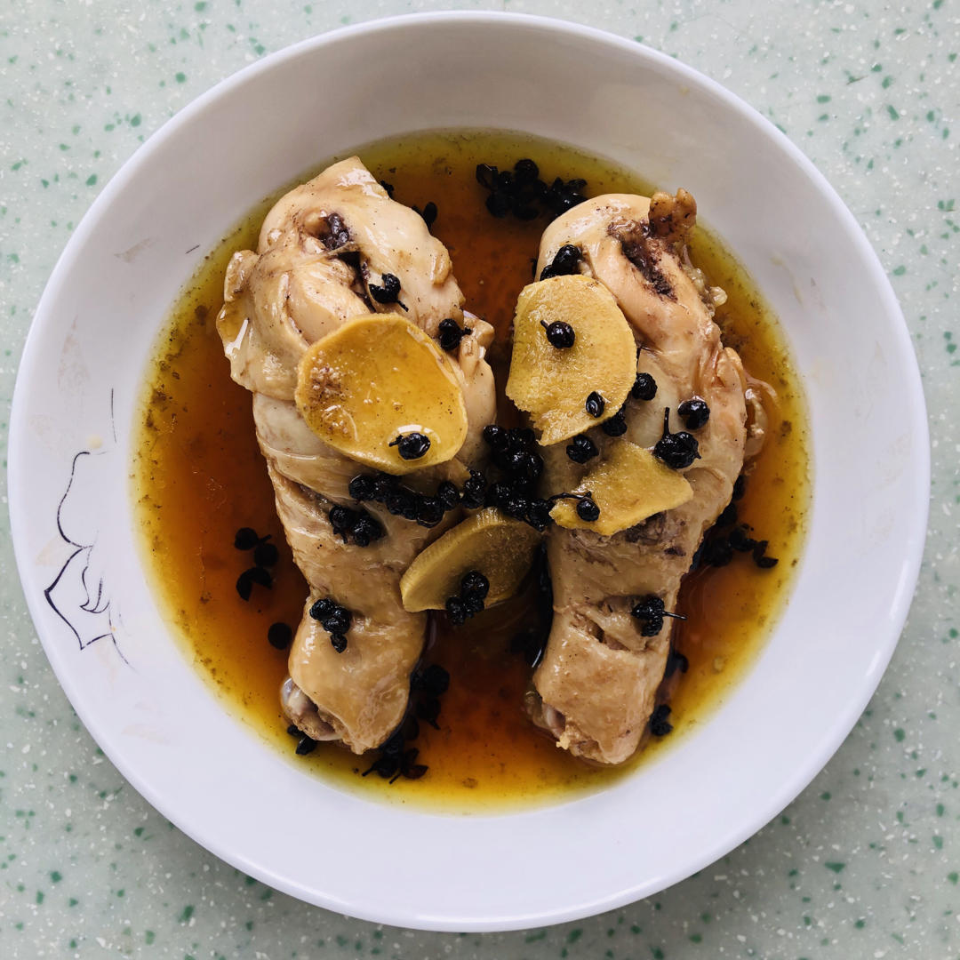 鲜嫩多汁爆好吃椒盐蒸鸡腿