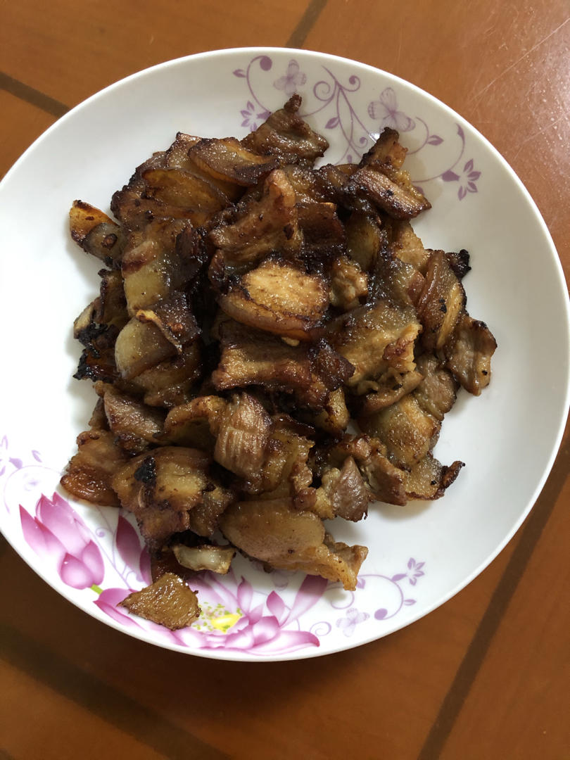 空气炸锅里的五花肉