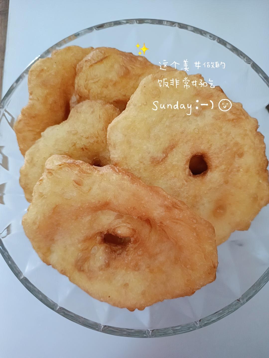蓬松又暄软的炸油饼