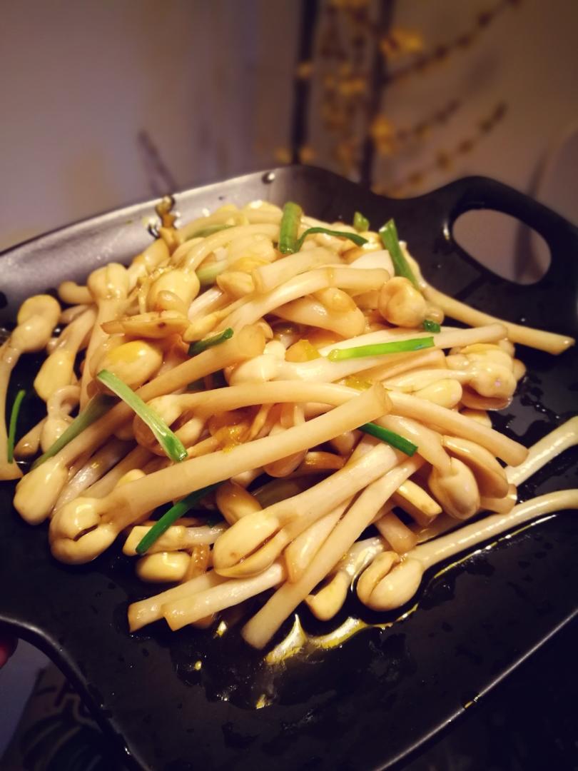 蚝油炒花生芽