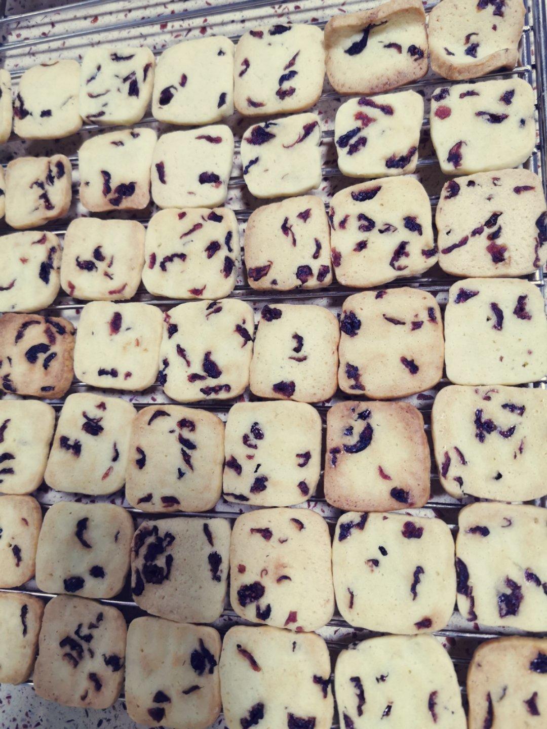 低糖少油版蔓越莓饼干
