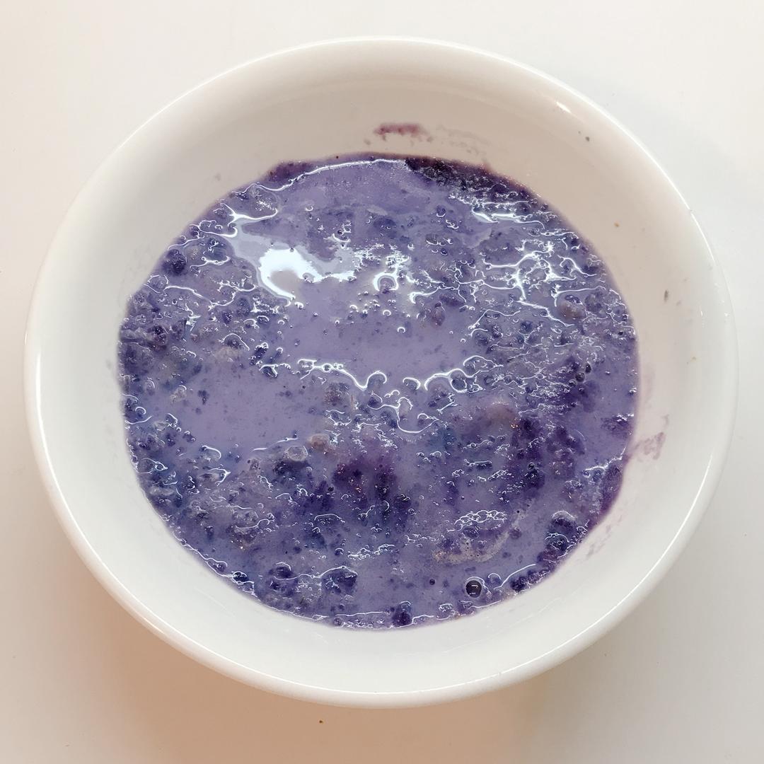 紫薯山药牛奶泥