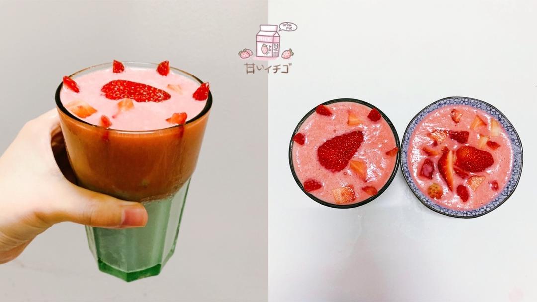 草莓奶酪布丁杯