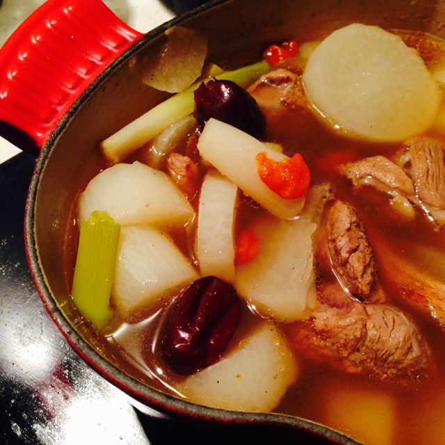 萝卜羊肉汤