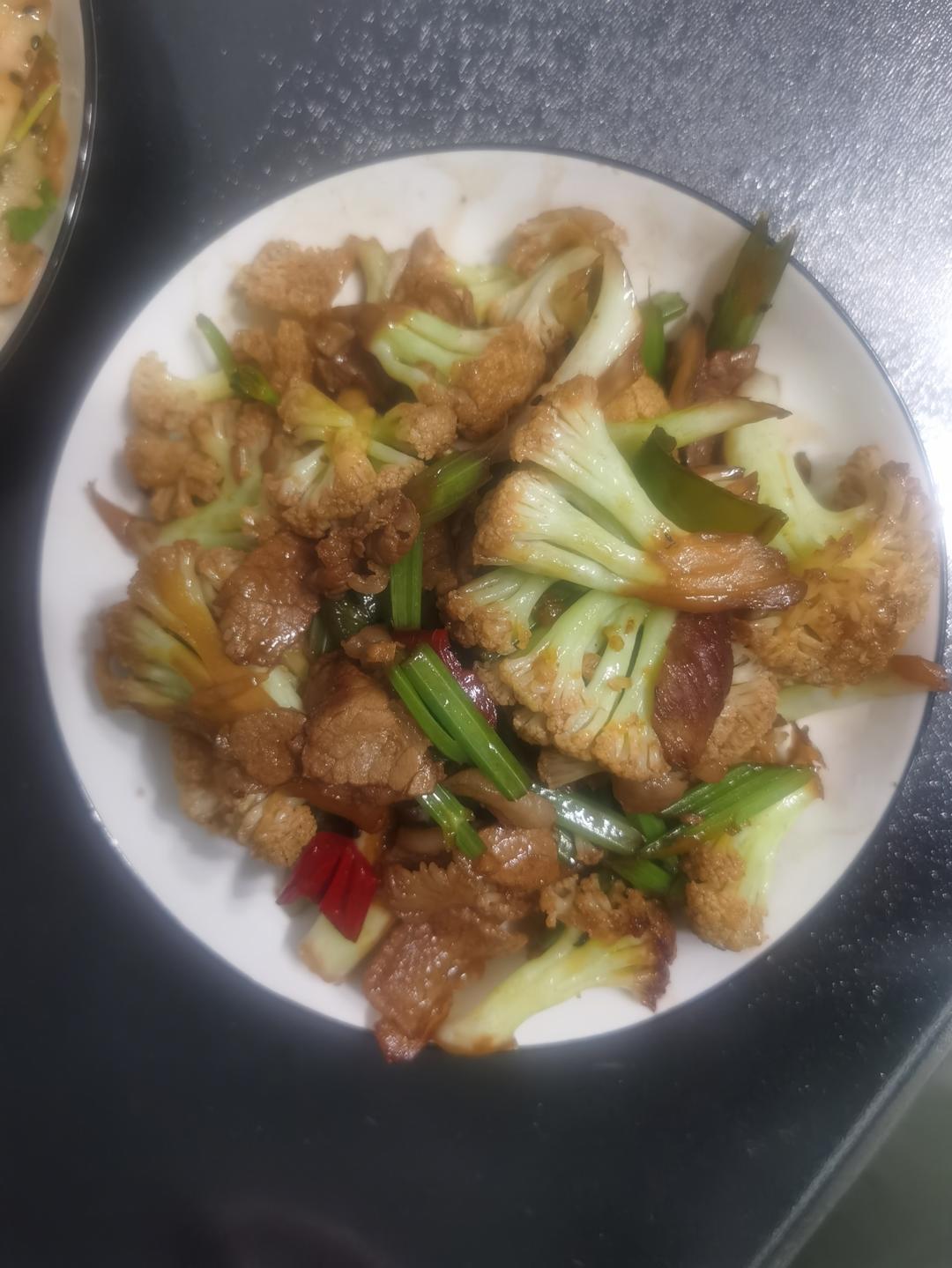 和饭店一个味道的干锅花菜
