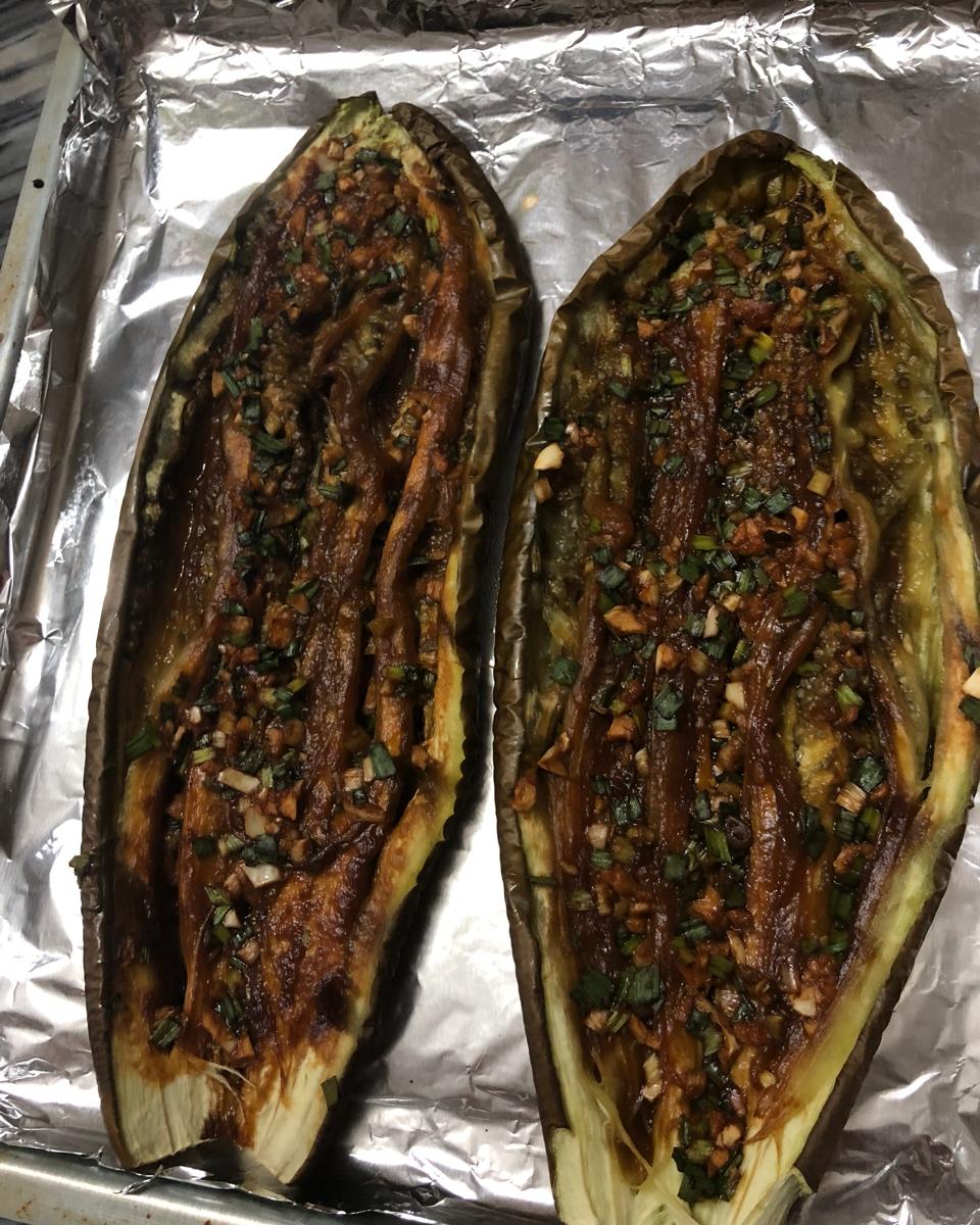 小贝贝-16做的烤茄子(烤箱版)