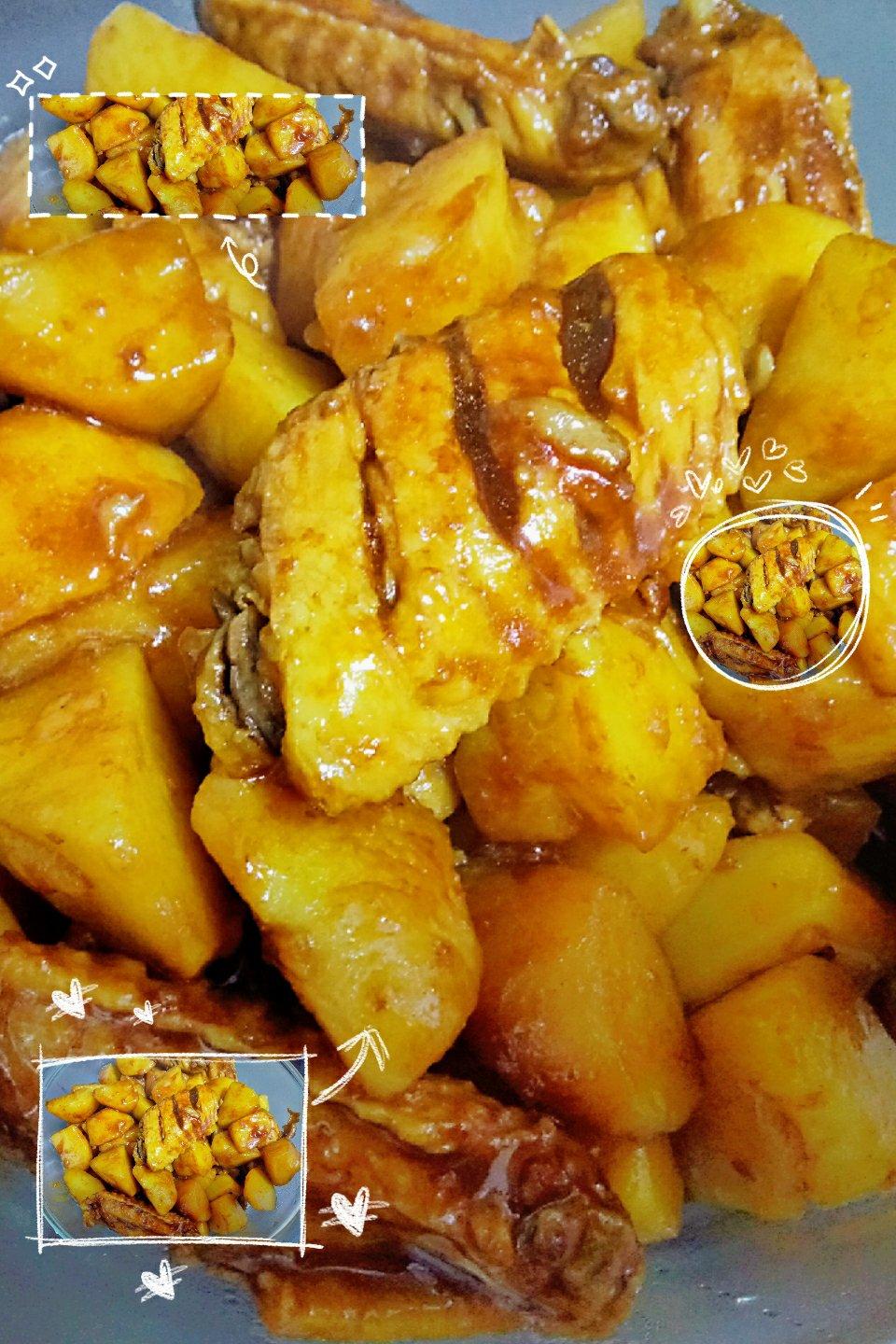 秘诀是可乐的红烧土豆鸡翅