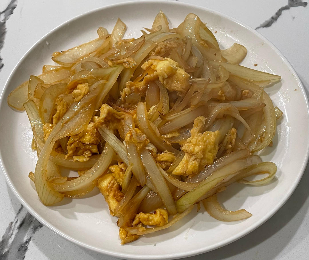 洋葱炒鸡蛋