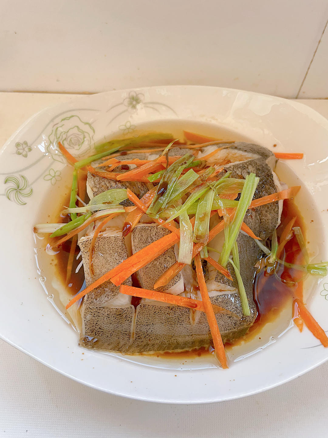 袁豆豆～清蒸碟鱼（味美，肉嫩）