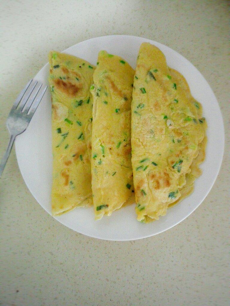 葱花鸡蛋饼