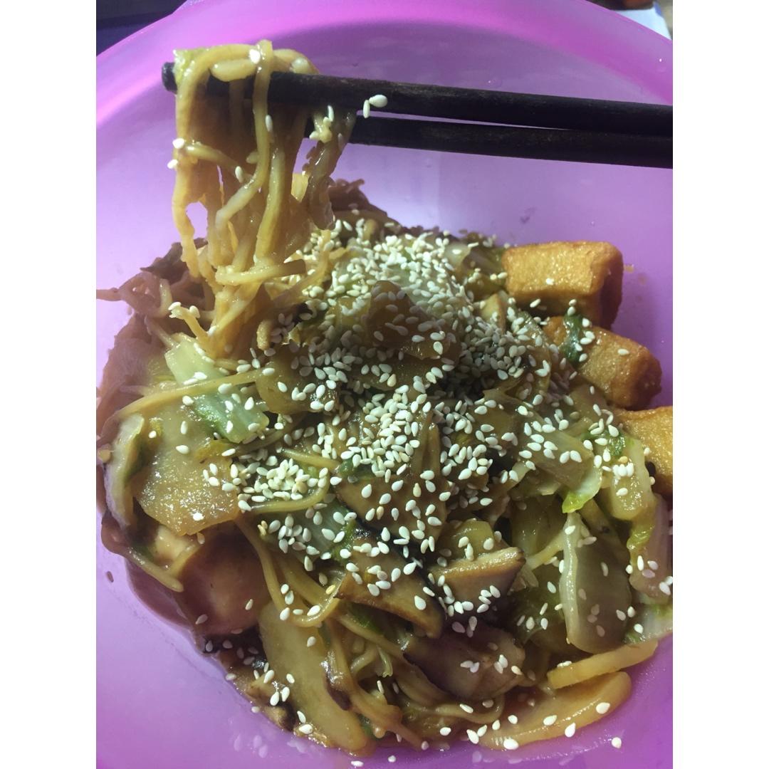 懒人版豆角焖面