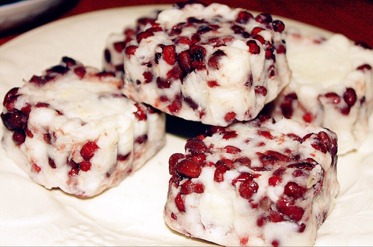 靥猫star做的山药红豆糕