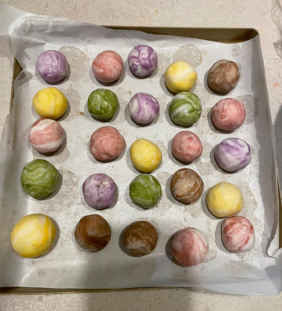 元宵节食谱✨低糖低油💕高颜值大理石汤圆🍡