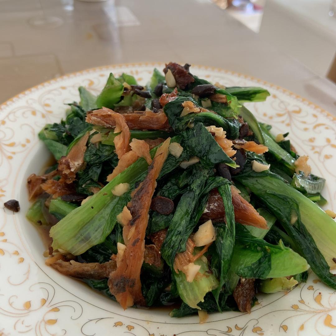 5分钟做好豆豉鲮鱼油麦菜