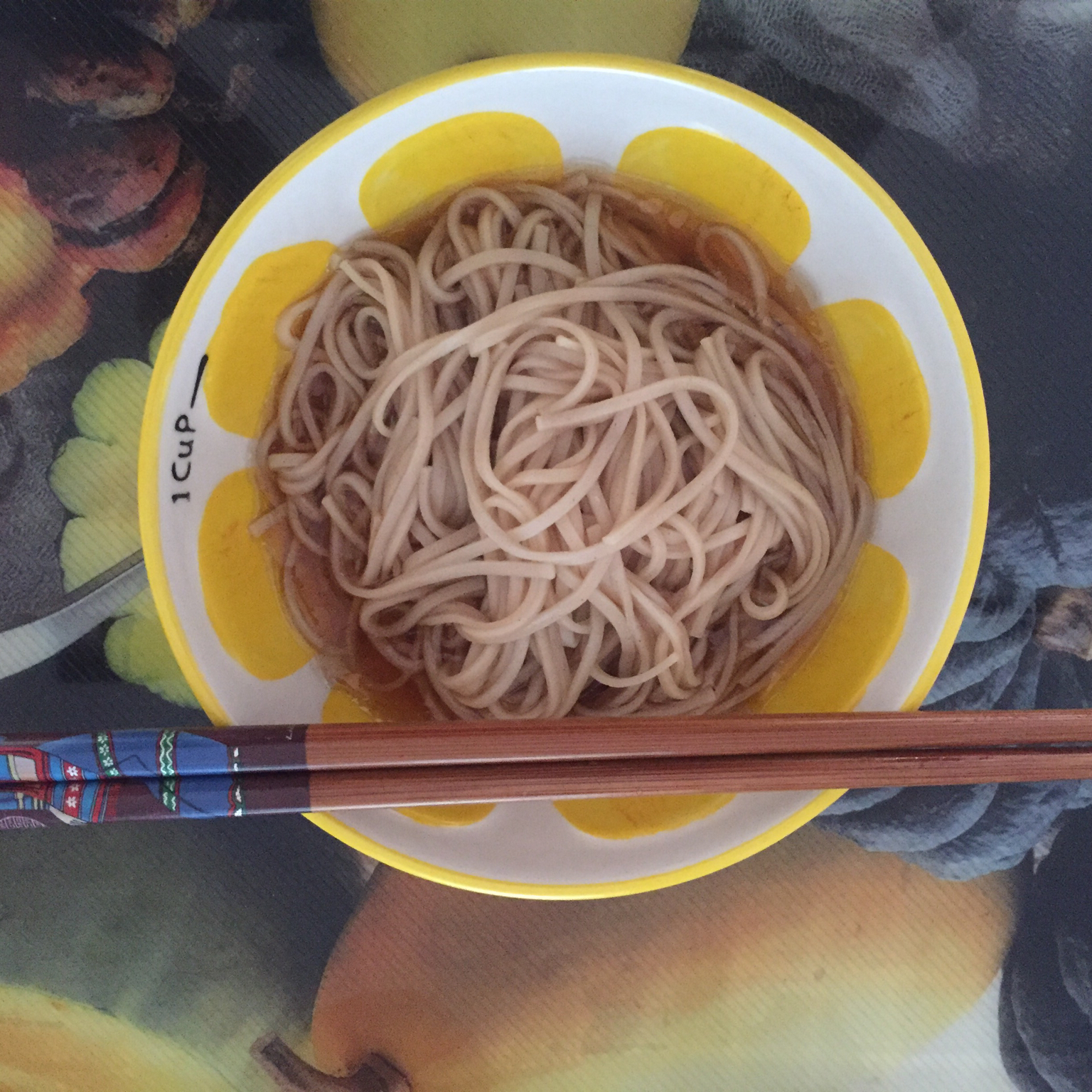 小葱麻油酱油面