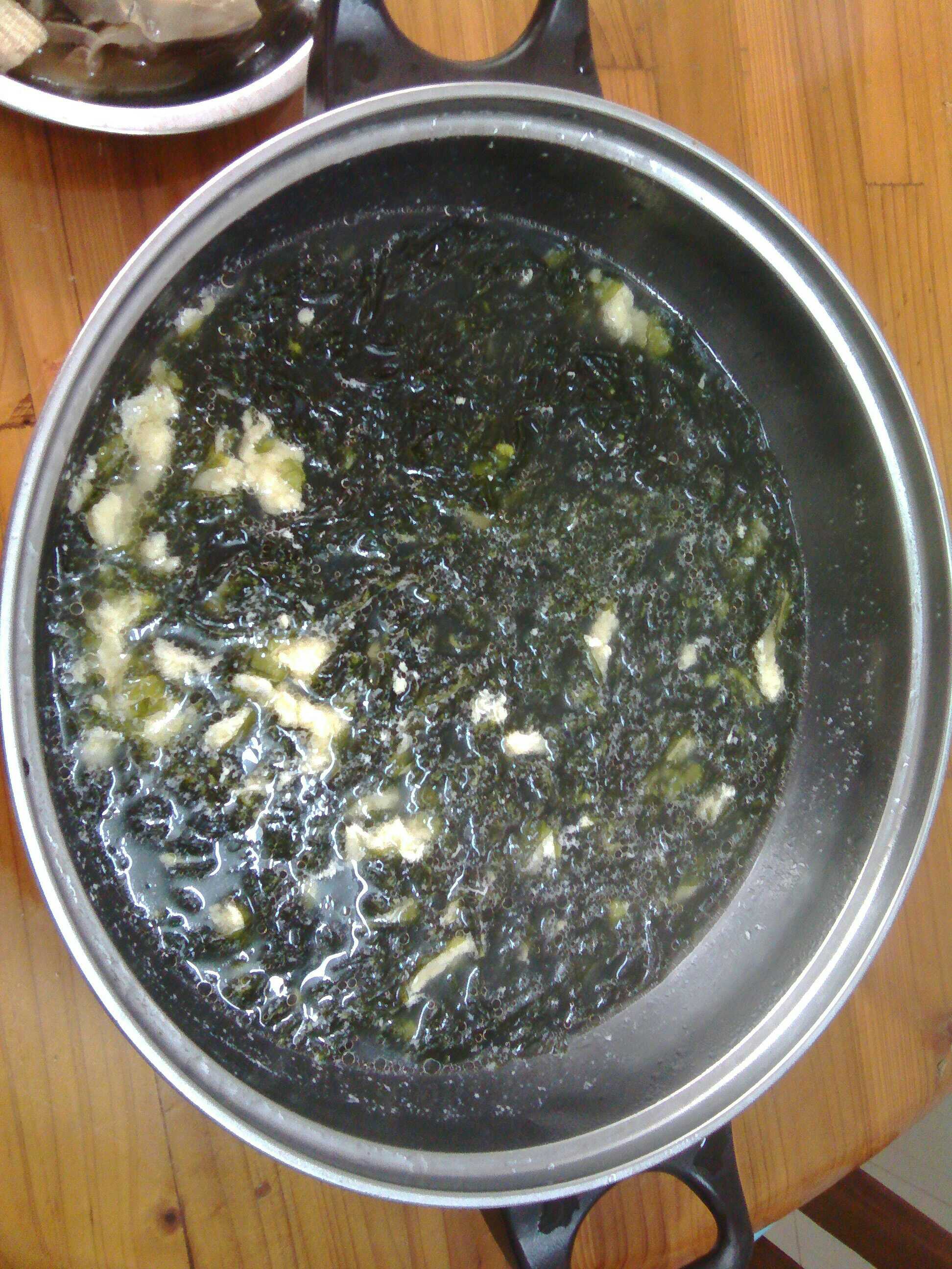 吉吉-17做的紫菜蛋汤
