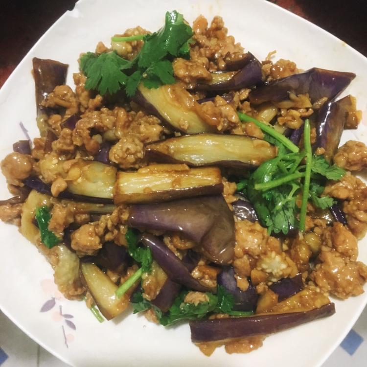 为什么饭店里的茄子会这么好吃？答案在这里——红烧肉末茄子（多动图，孔瑶的食谱）