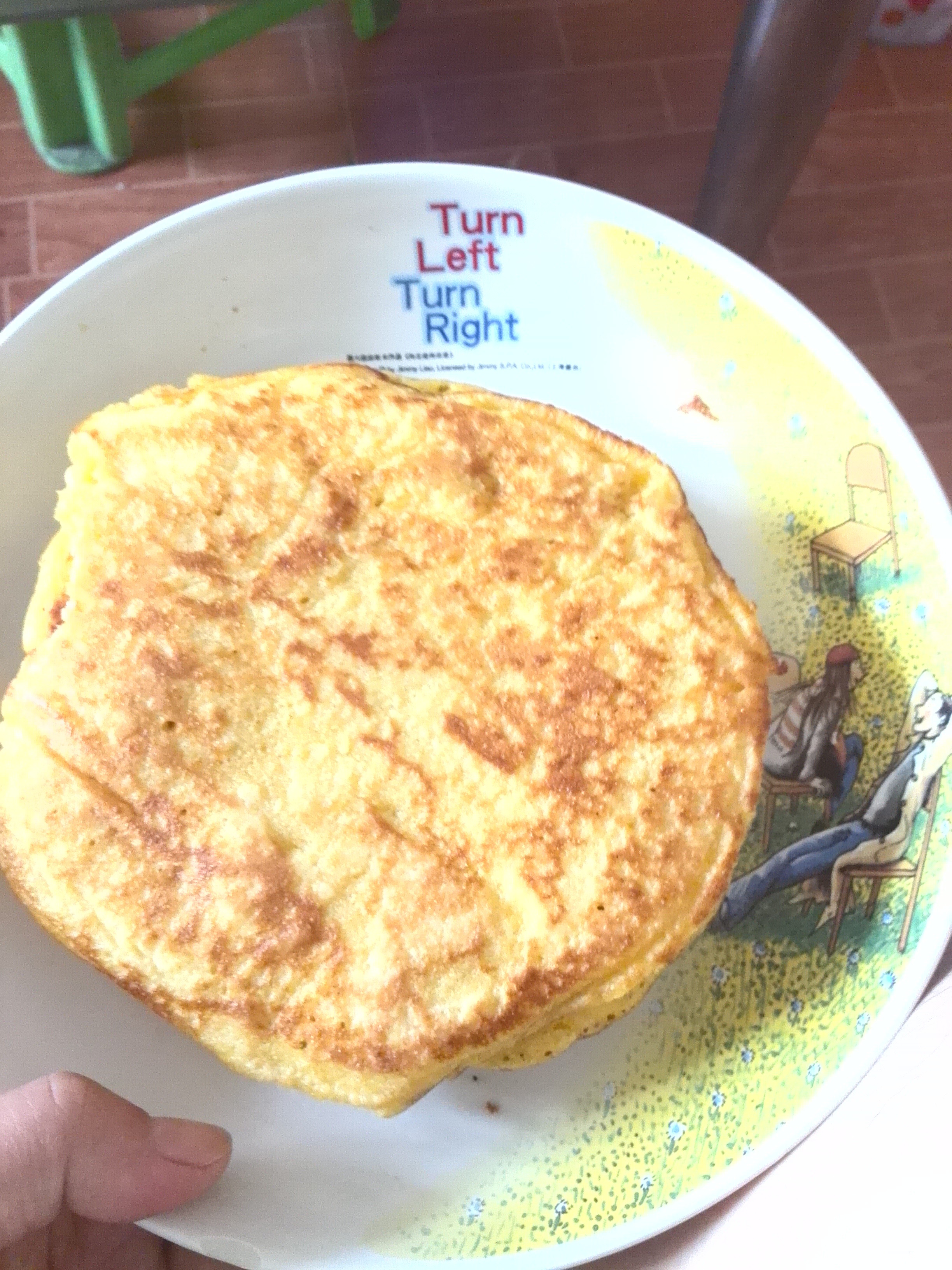 奶香软糯玉米饼