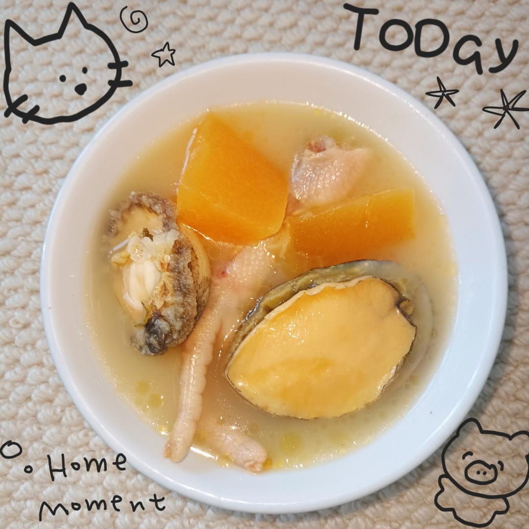 哈密瓜鲍鱼鸡爪汤