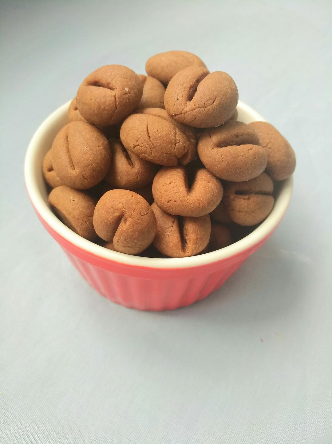 mmacaron做的咖啡豆饼干无黄油版