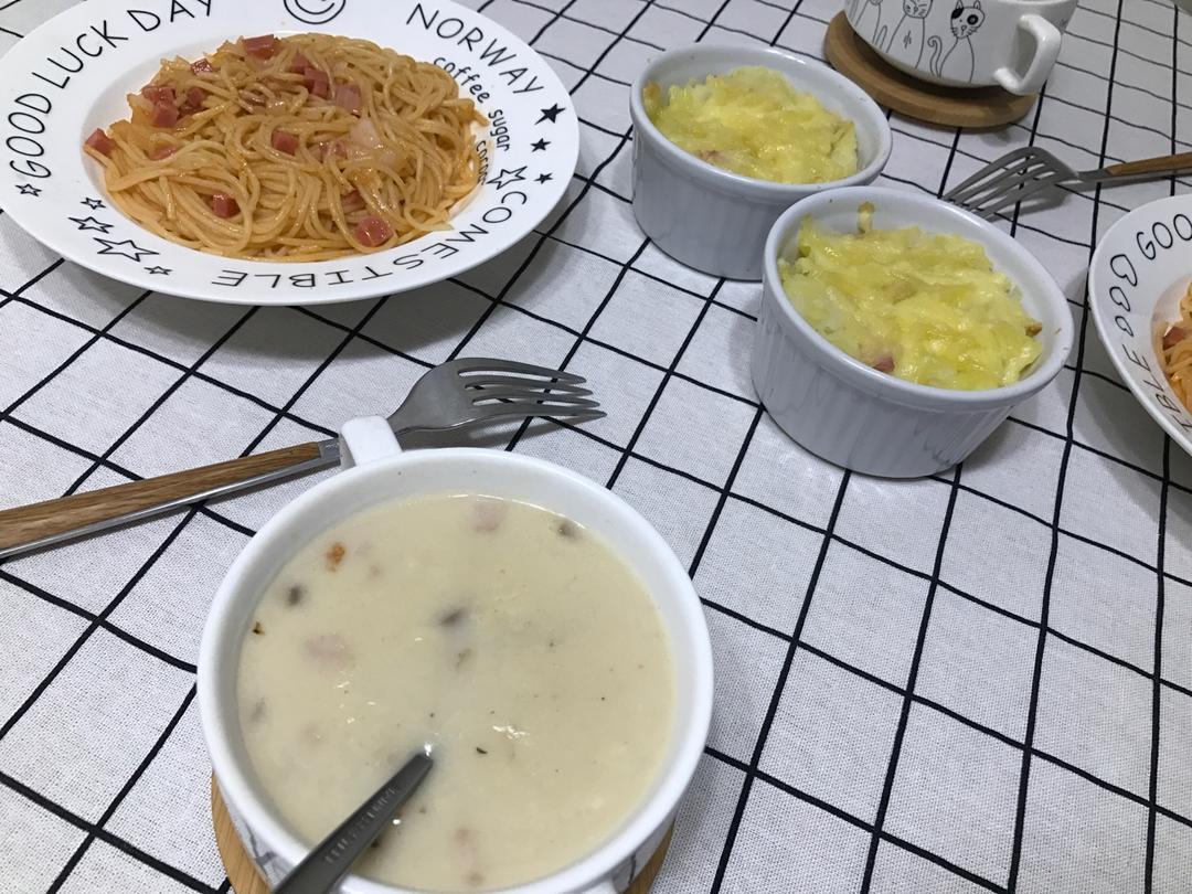 奶油蘑菇汤（完美比例版）