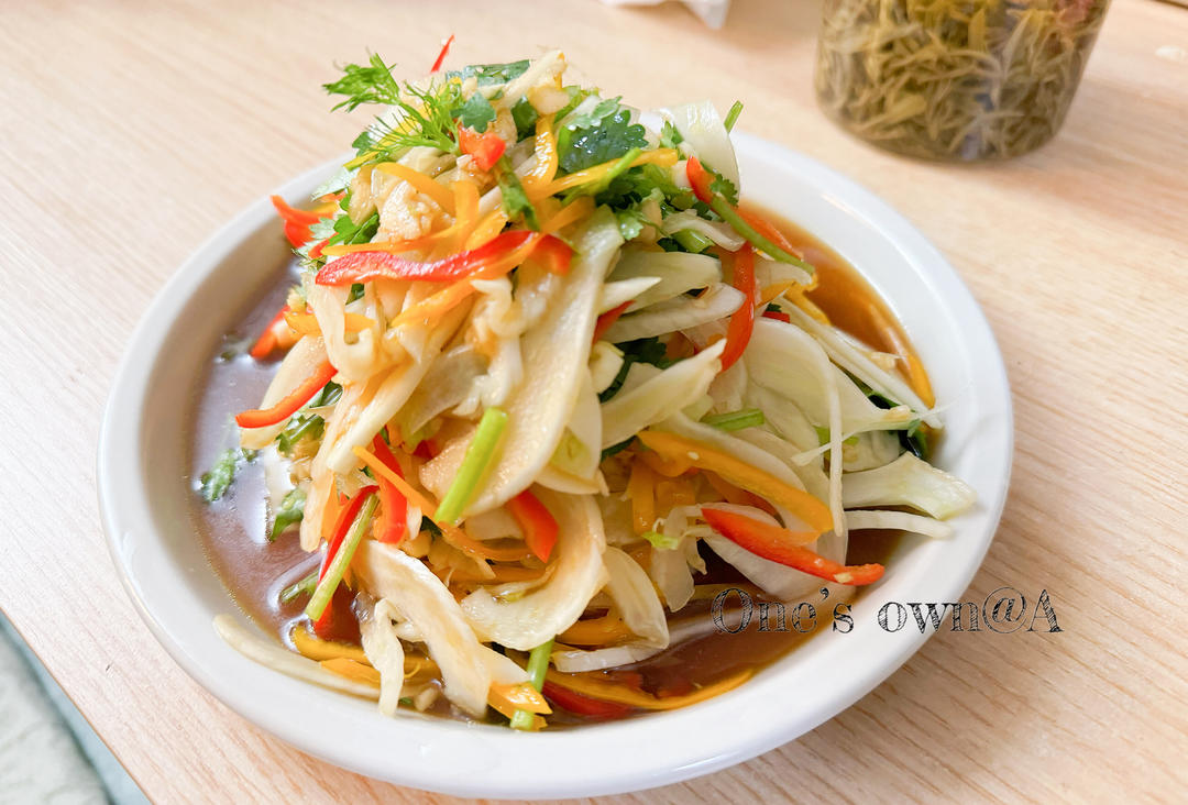 onesown做的凉拌茴香头