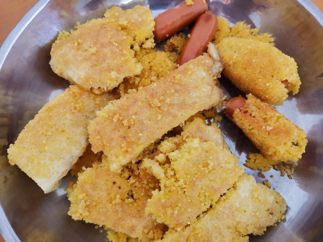 小米新吃法[小米红薯条］