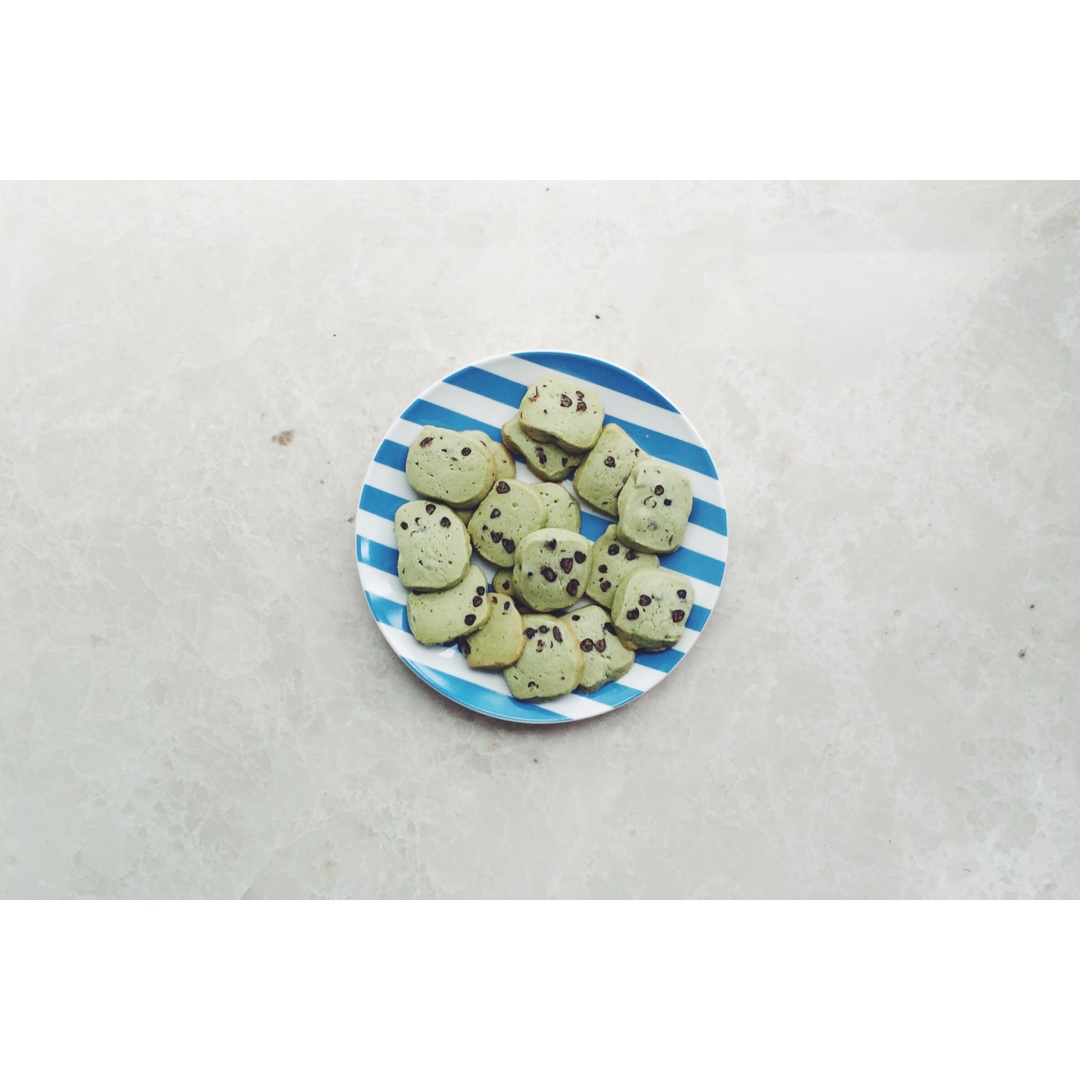 抹茶红豆饼干