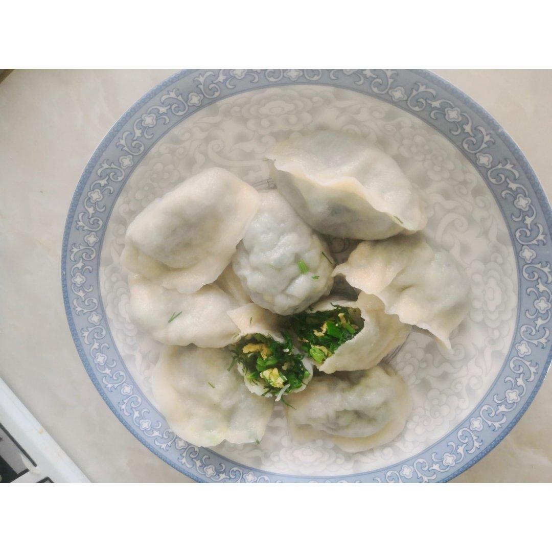 干贝虾米茴香饺