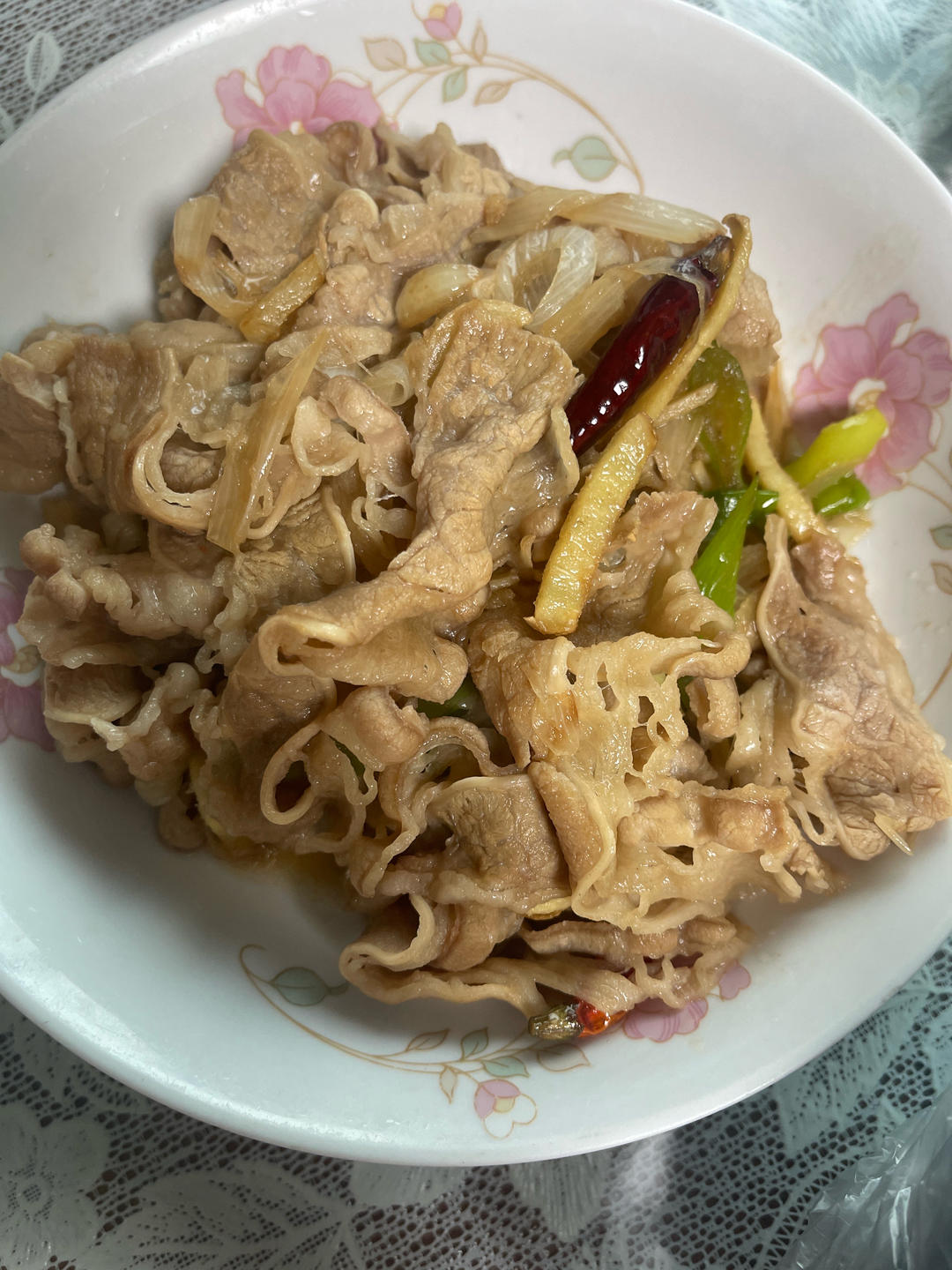 葱爆肥牛