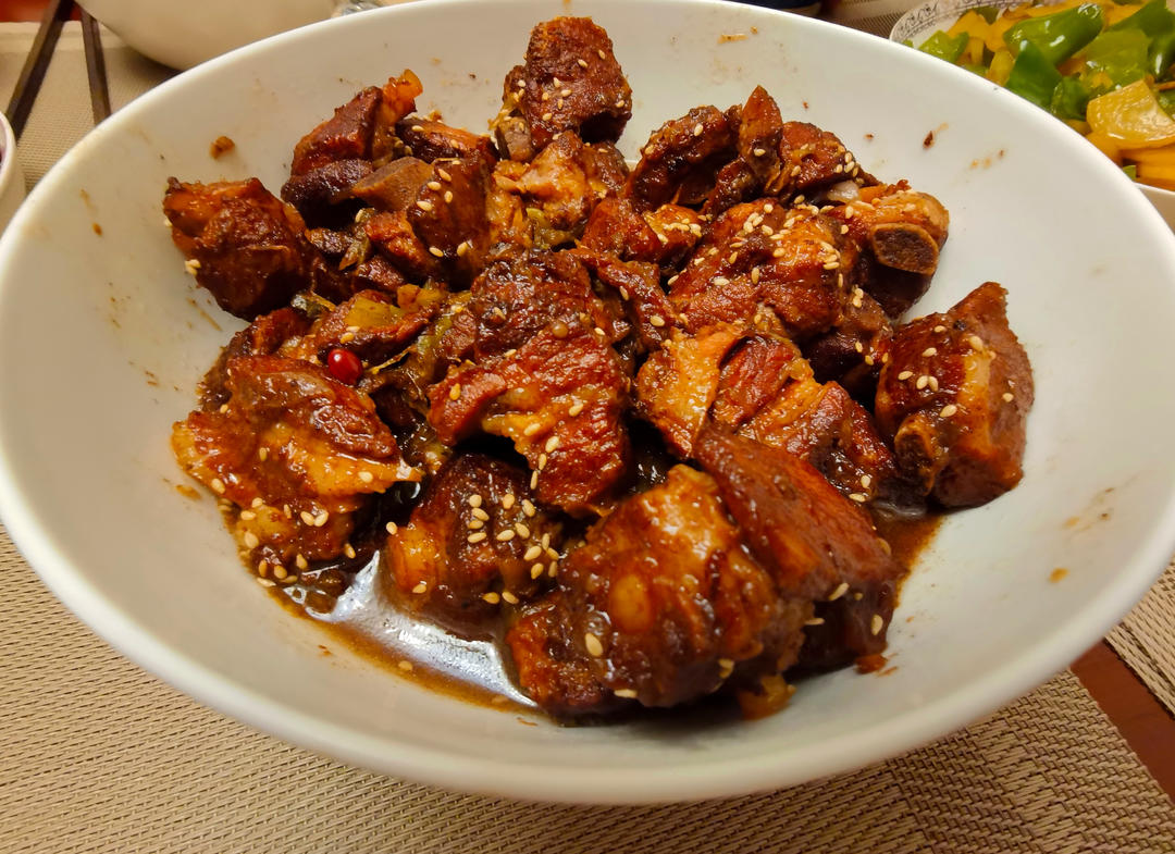 糖醋排骨（用少油，不炒糖色，家常做法，通俗易懂，甜酸适口）
