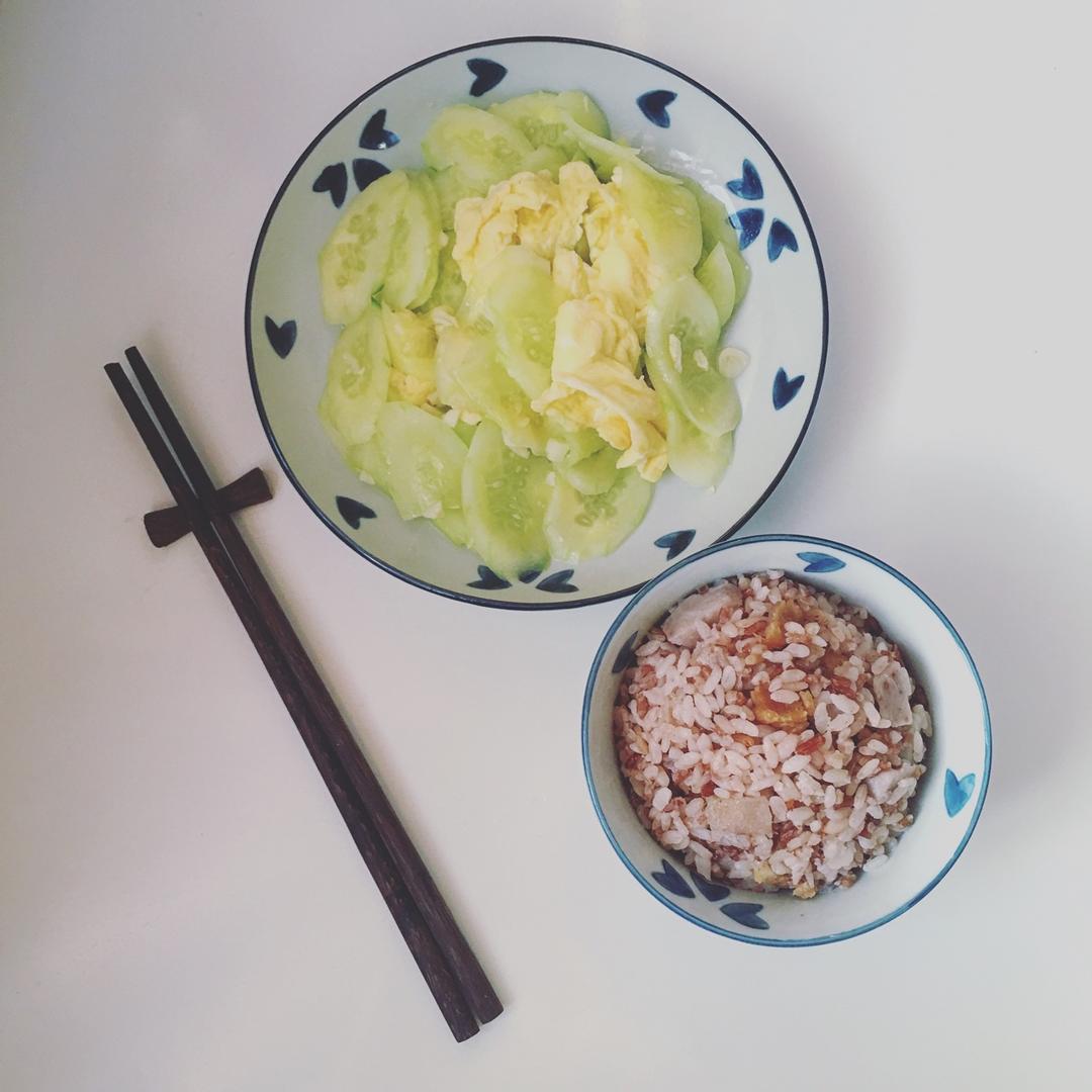 黄瓜炒蛋