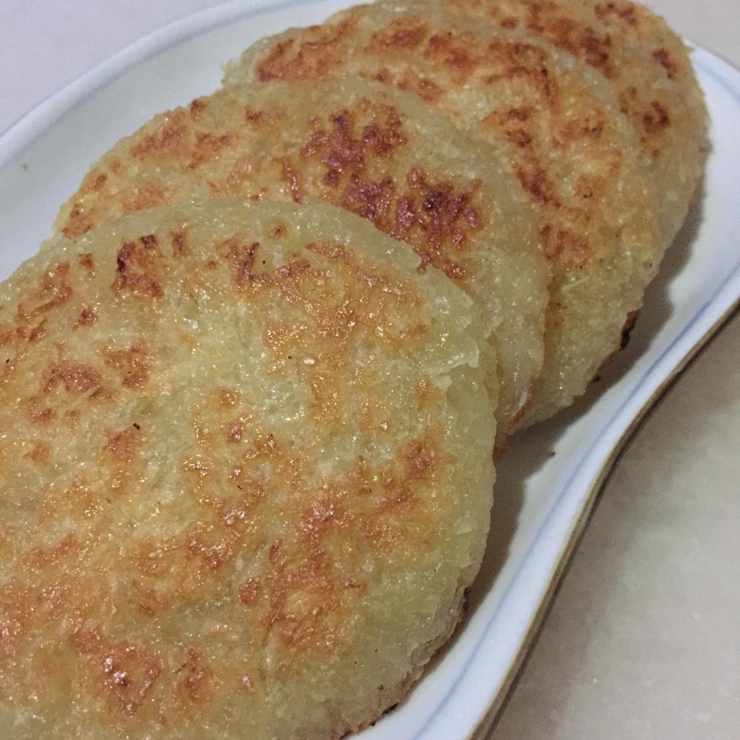 心片做的木薯饼