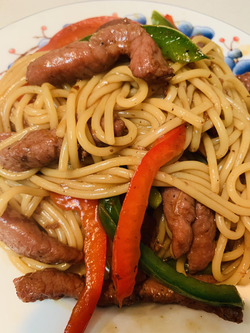 黑椒牛柳意面