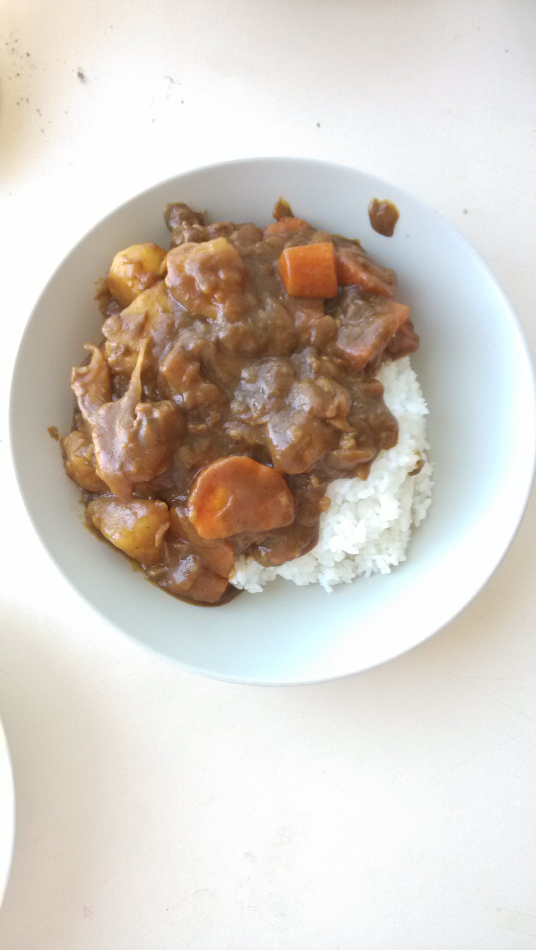 咖喱鸡块饭