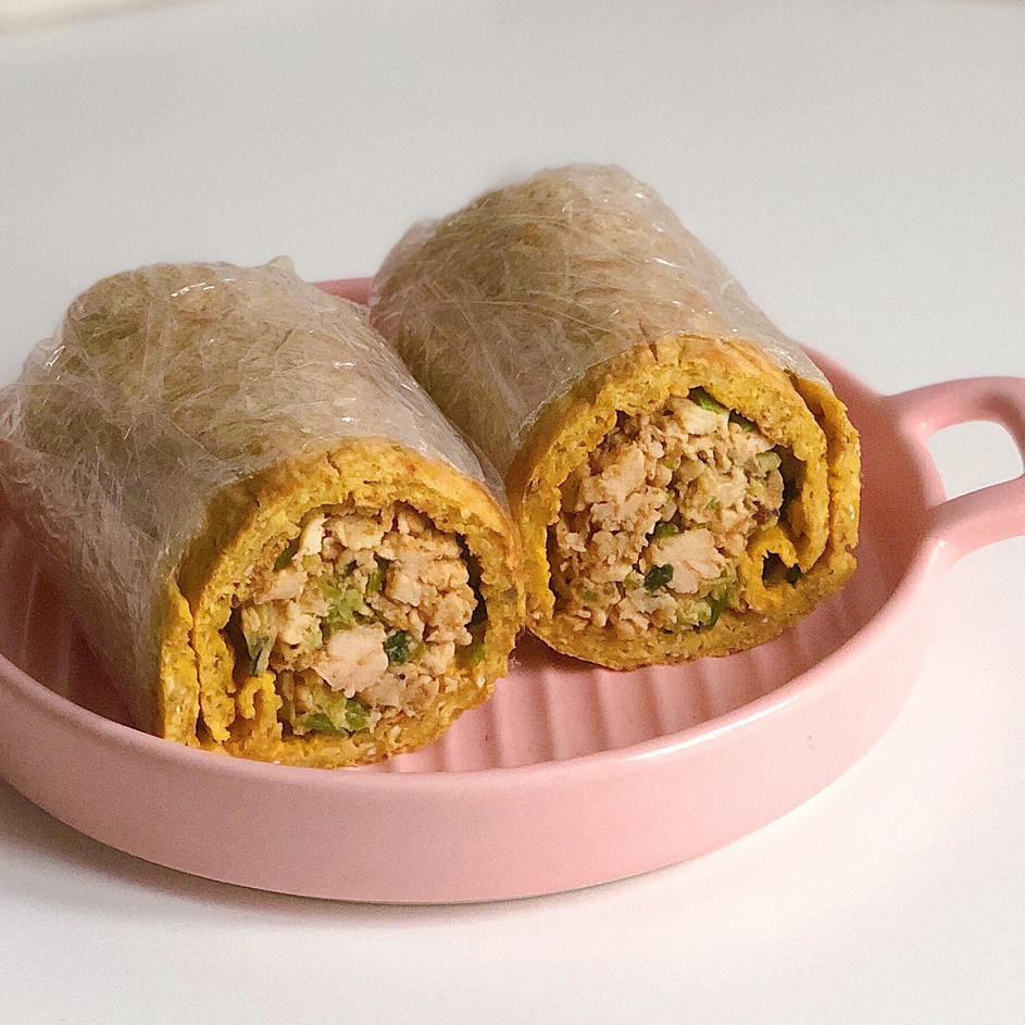 减脂餐｜用燕麦鸡蛋做饼皮，简单又健康‼️