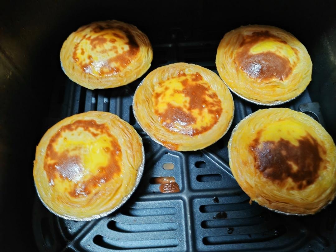 空气炸锅版全蛋葡式蛋挞『秒杀KFC』悠伴空气炸锅