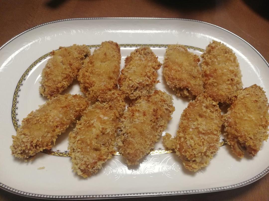 烤鸡翅（面包糠版）