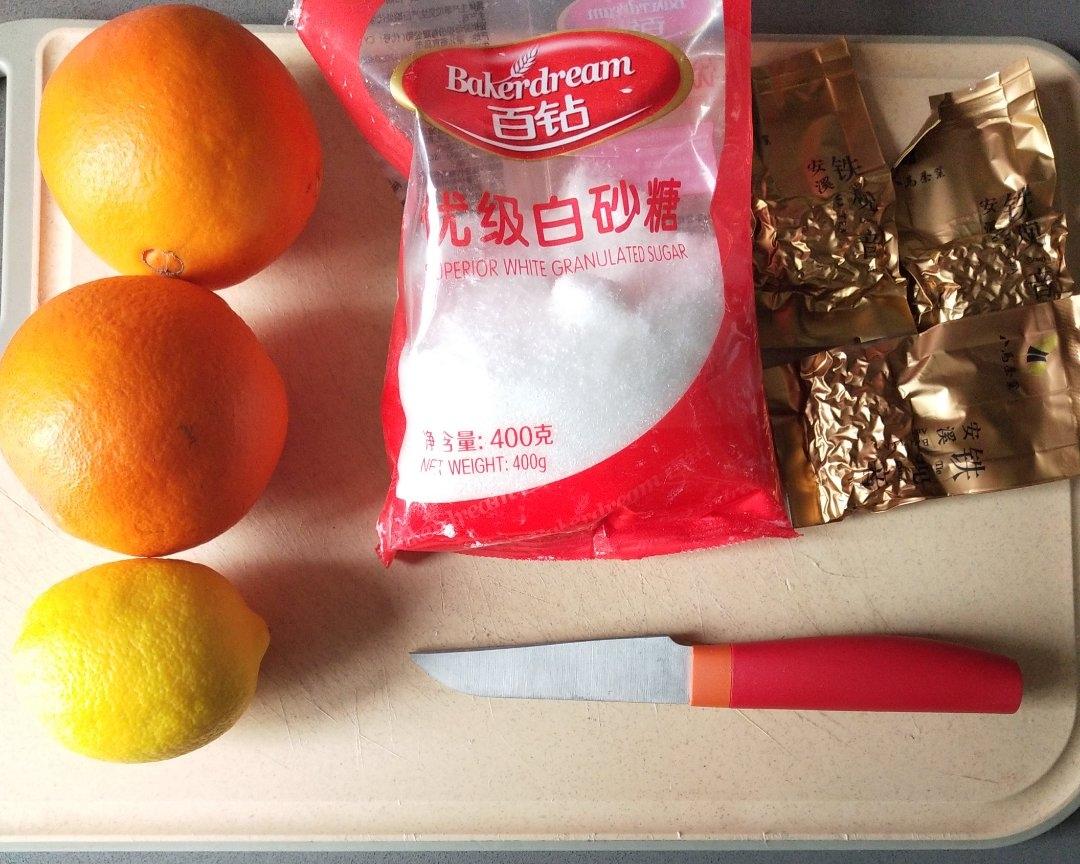 橙子柠檬茶用绿茶比用红茶还要好喝哦 夏天超级无敌解暑 大人小孩都爱喝的做法步骤图 Dora Jst 下厨房