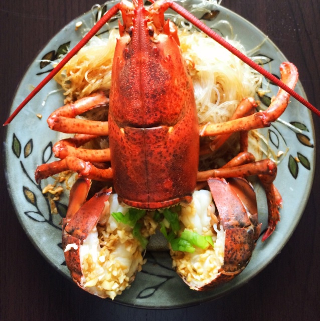 蒜蓉龙虾蒸粉丝