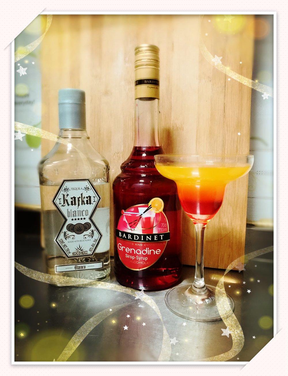 龙舌兰日出 Tequila Sunrise 鸡尾酒