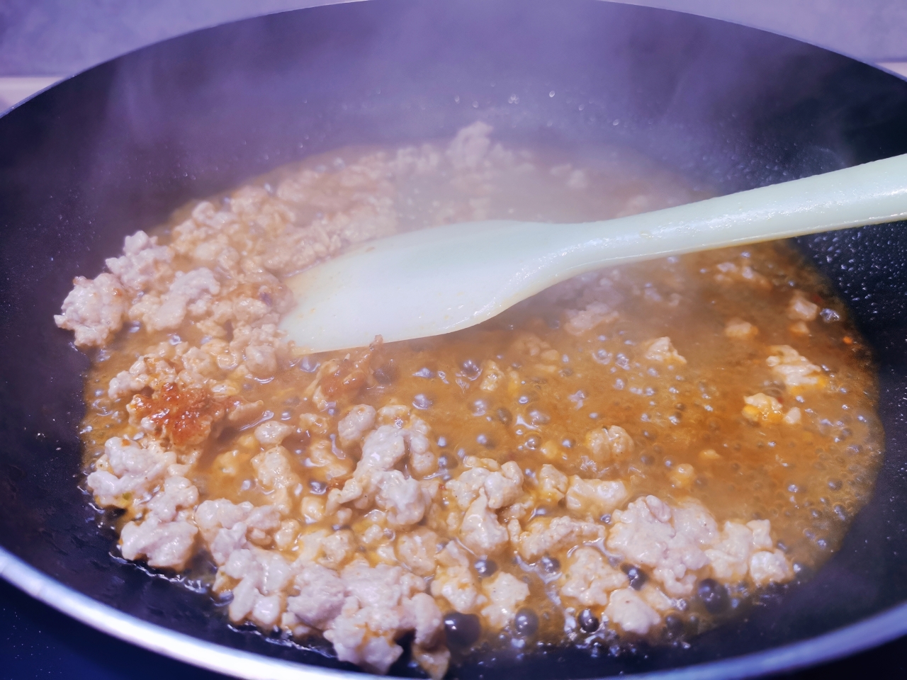 下饭菜：麻婆肉糜扁豆的做法 步骤2