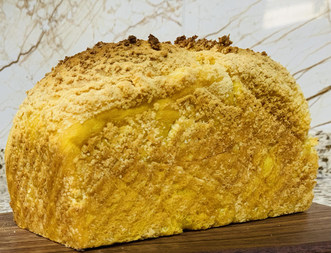 奶香浓郁的南瓜乳酪吐司面包