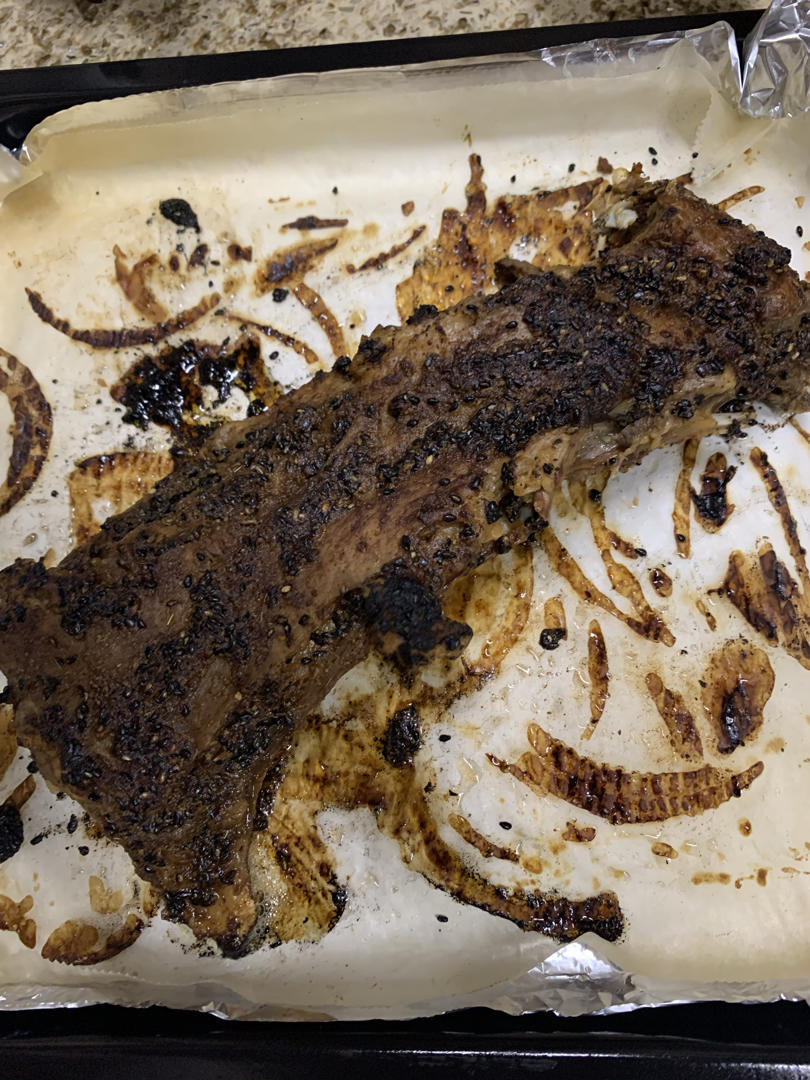地道蒙餐：烤羊排(家用烤箱版)